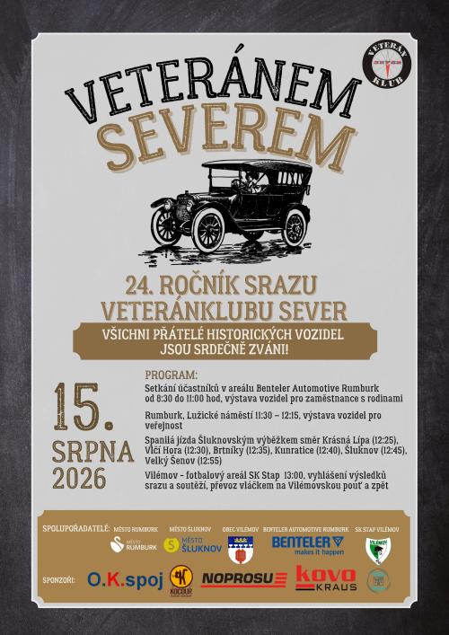 sraz veteránských vozidel